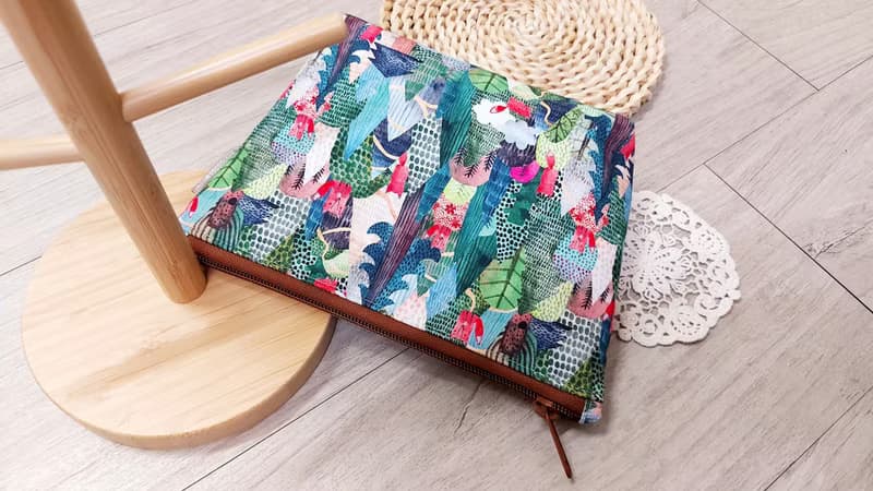 送禮推薦手作【拉鍊收納包】【厚鋪棉】拉鍊小包-托特小包-化妝包