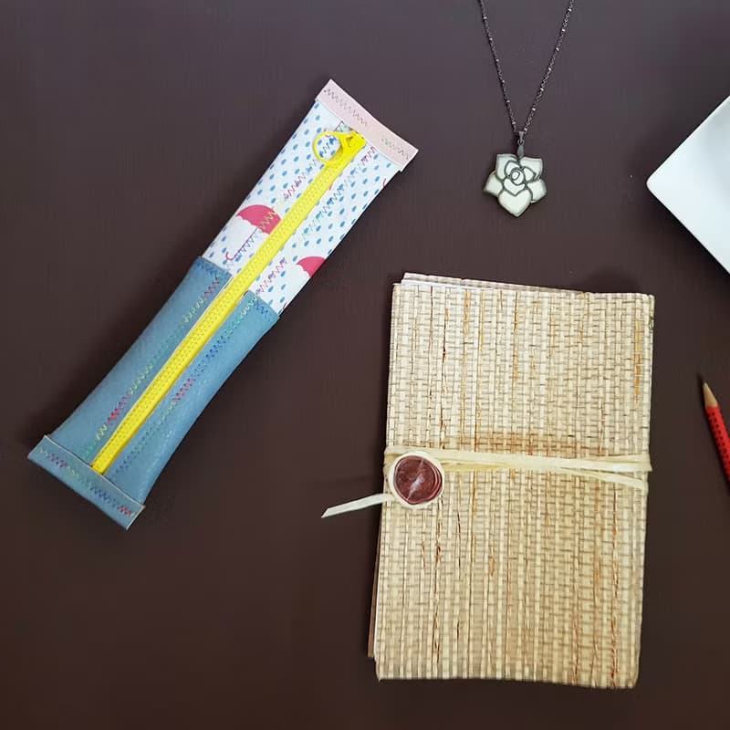 【24小時快速出貨】免水洗餐具袋 環保餐具袋&筆袋 小紅傘