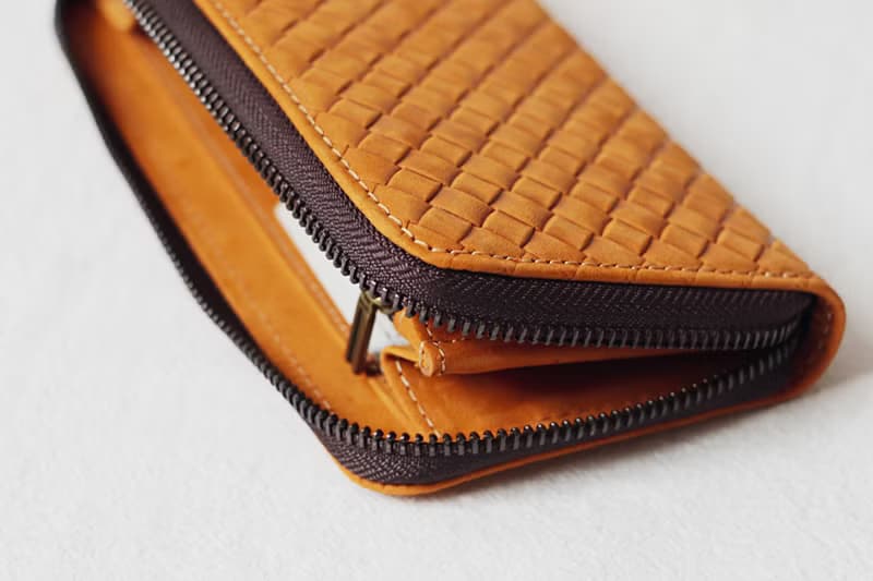 本革メッシュ長財布 ファスナー財布小銭入れ 大容量 カードケース