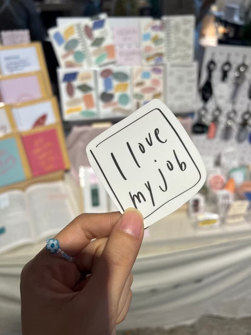 隨時來點正能量霧面貼紙