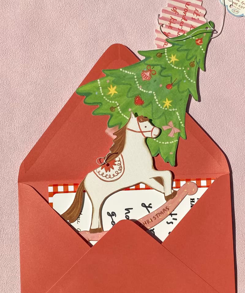 Christmas ornament and card set