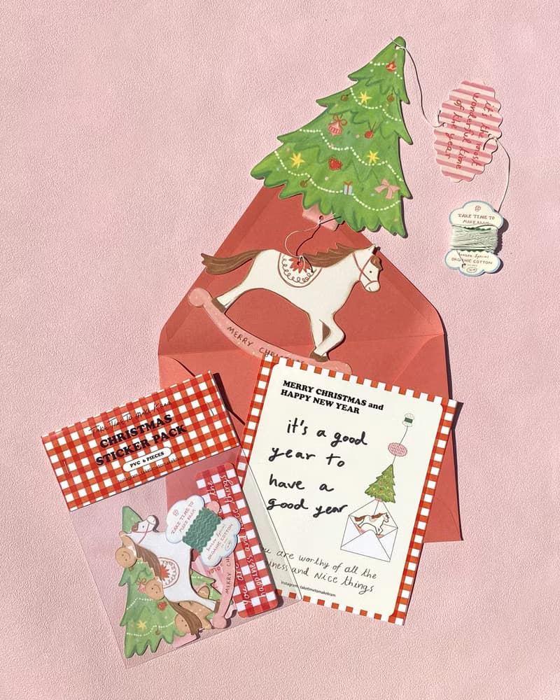 Christmas ornament and card set