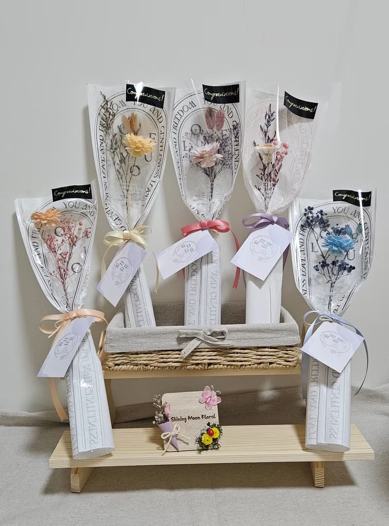 皎月有花 畢業花束-單朵索拉花可擴香