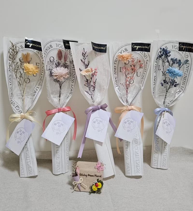 皎月有花 畢業花束-單朵索拉花可擴香