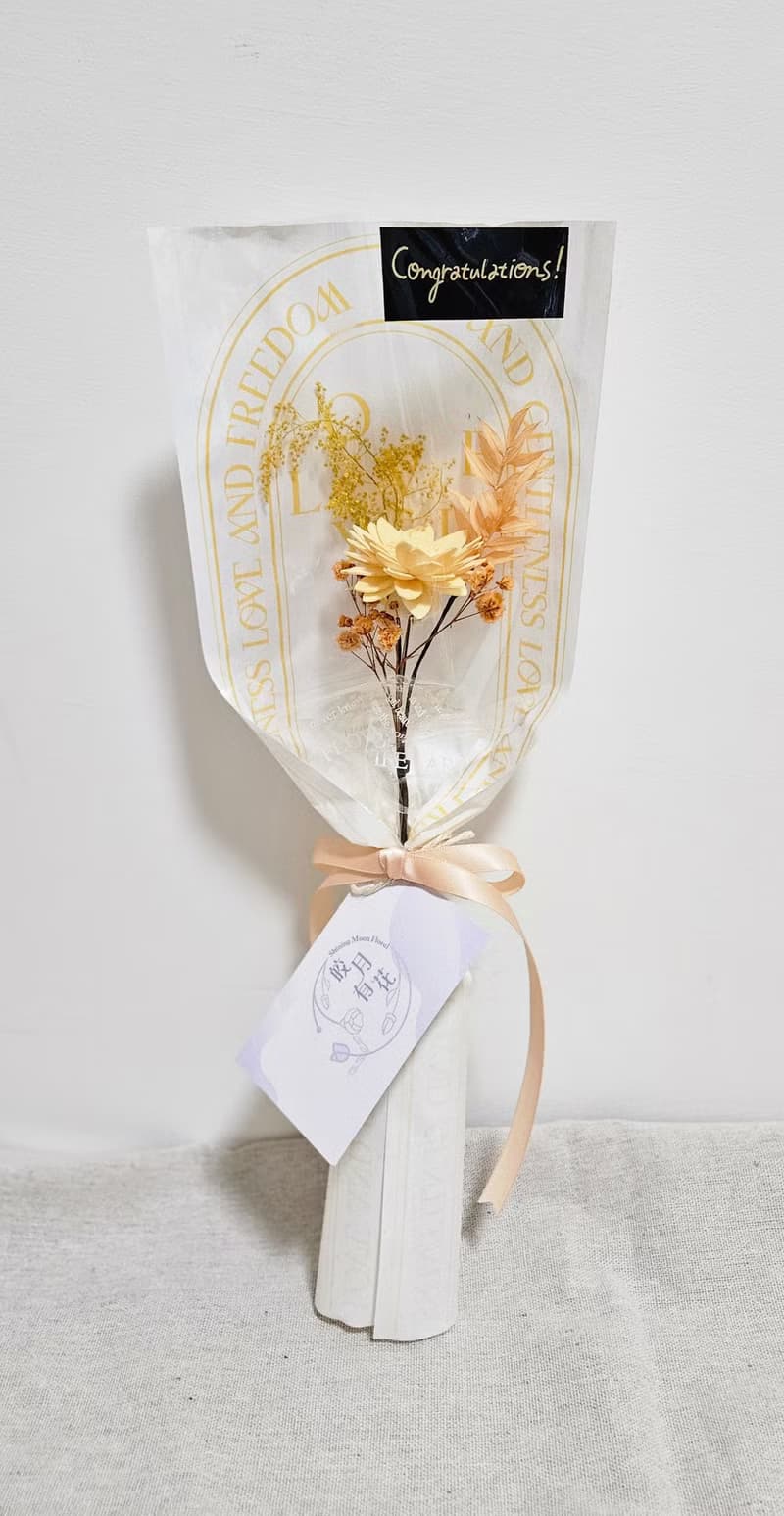 皎月有花 畢業花束-單朵索拉花可擴香