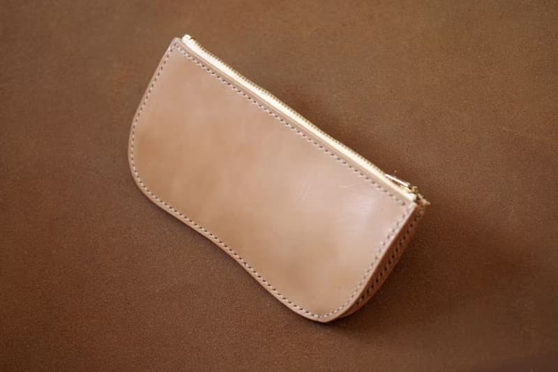 真皮馬鞍皮拉鍊錢包