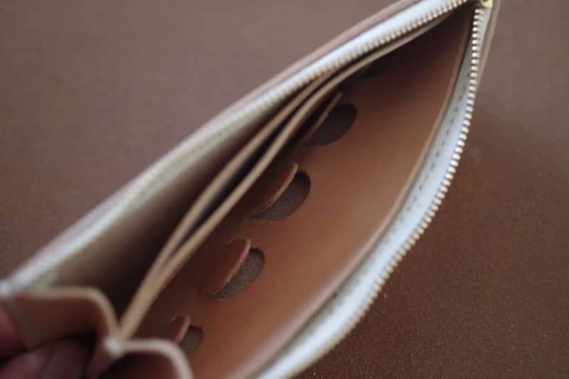 真皮馬鞍皮拉鍊錢包