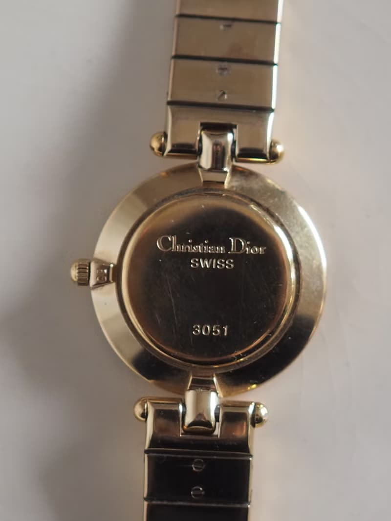 Christian Dior ラウンドローマ ウォッチ  腕時計 ゴールド レディース ヴィンテージ