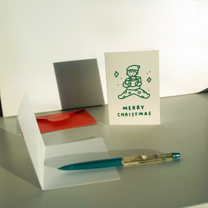 聖誕卡片 小朋友的聖誕禮物