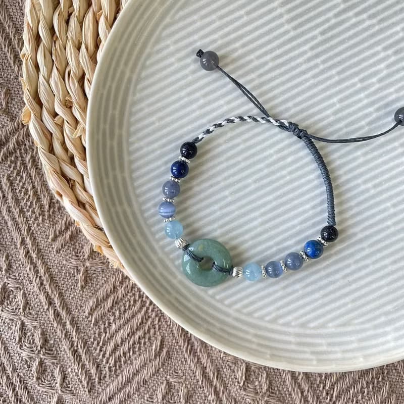 好運平安扣編織手鍊