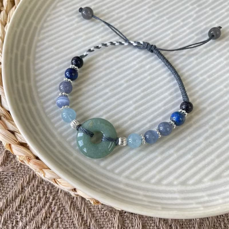 好運平安扣編織手鍊