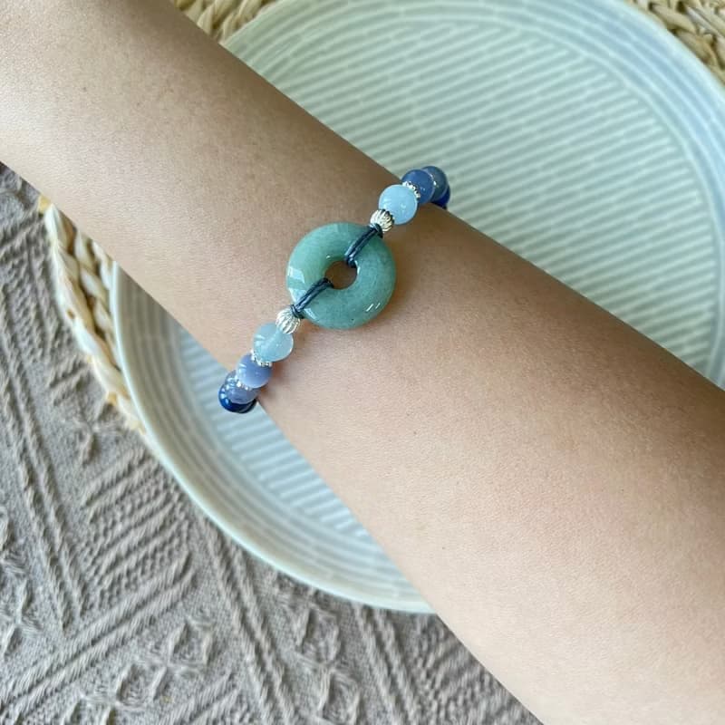 好運平安扣編織手鍊