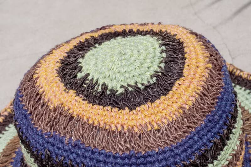 七夕禮物 民族風棉麻帽 漁夫帽 遮陽帽 手工鉤織帽-薄荷巧克力