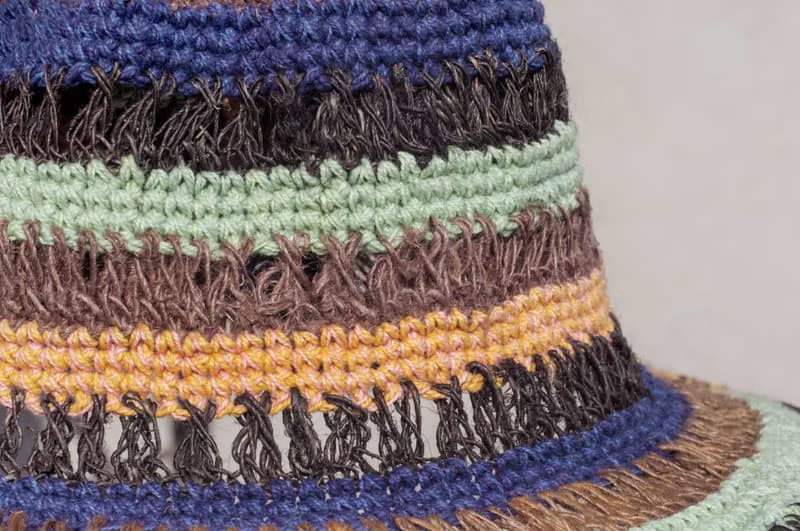 七夕禮物 民族風棉麻帽 漁夫帽 遮陽帽 手工鉤織帽-薄荷巧克力