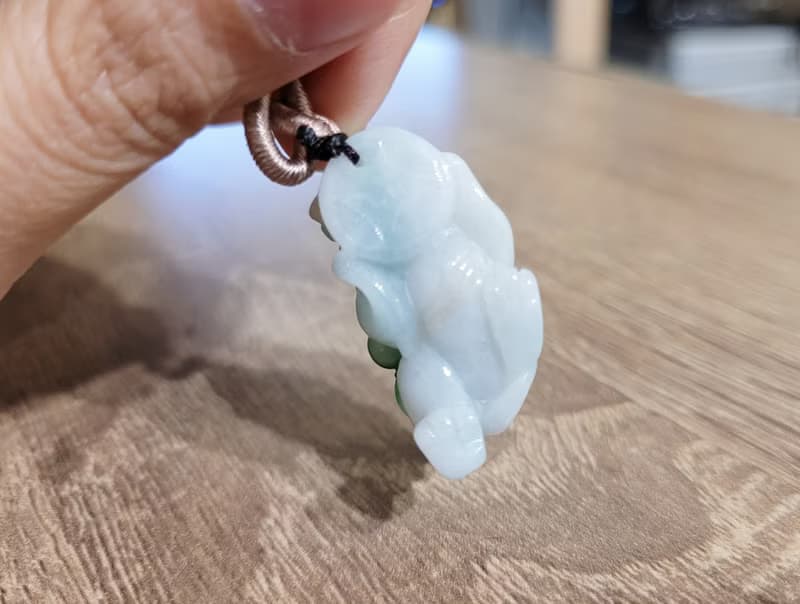【親翠】天然翡翠 辣色絕美力量貔貅 畢業禮物