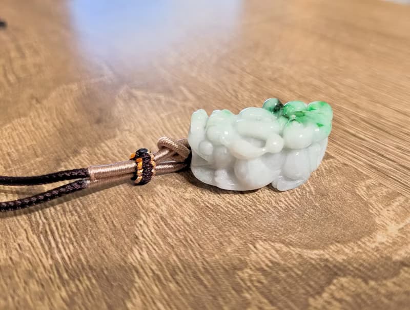 【親翠】天然翡翠 辣色絕美力量貔貅 畢業禮物