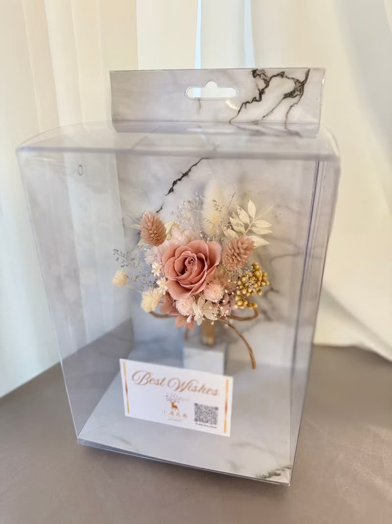 永生花胸花  婚禮胸花 自然花徑胸花 自然風