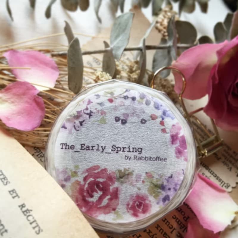 Rabbitoffee Masking Tape (No.7 - The Early Spring)