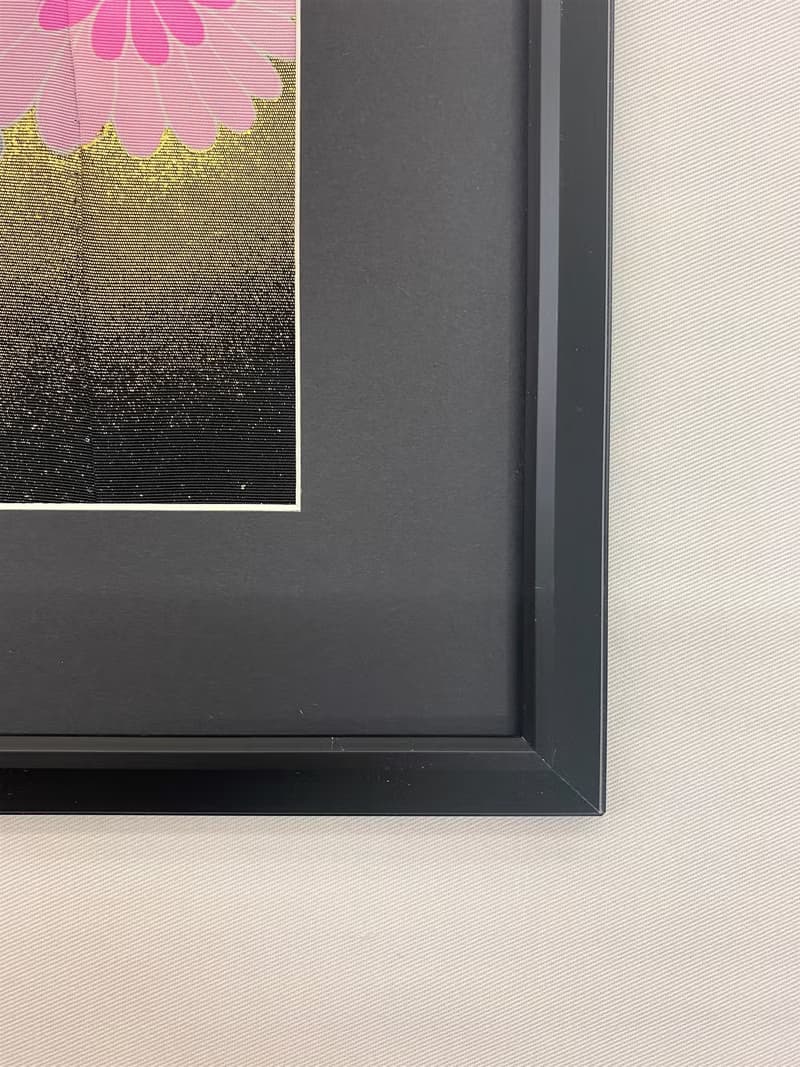 色打掛からつくるアートパネル　vintage 友禅着物 和モダン 和風インテリア プレゼント 花柄 結婚祝 新築祝 長寿祝 縁起物 額装インテリア　75