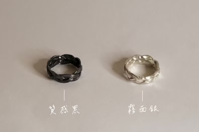 交織 │ 純銀中性戒指