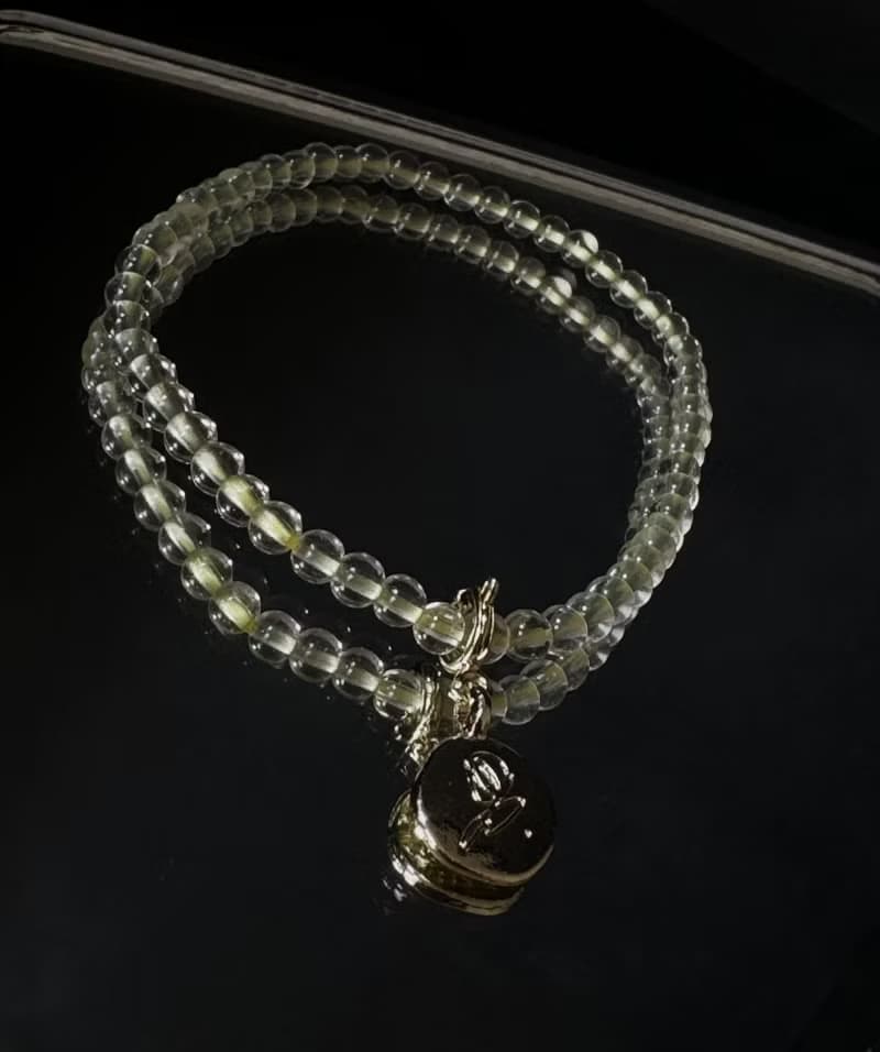 祈願 。黃金隕石 利比亞 隕石  手串 手鍊 如意珠寶 隕石 手鍊