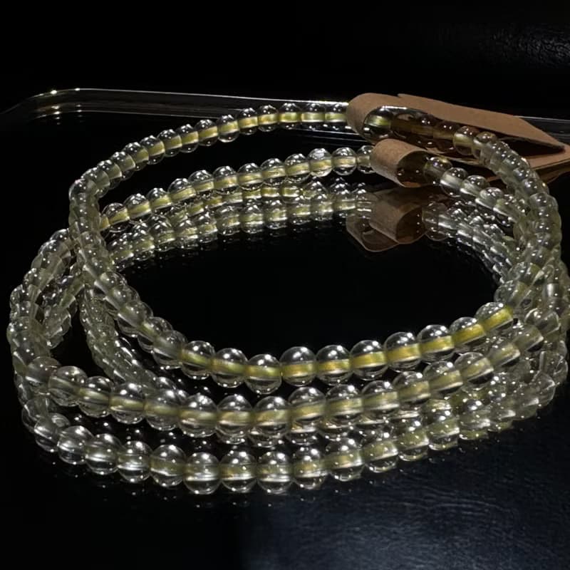 祈願 。黃金隕石 利比亞 隕石  手串 手鍊 如意珠寶 隕石 手鍊