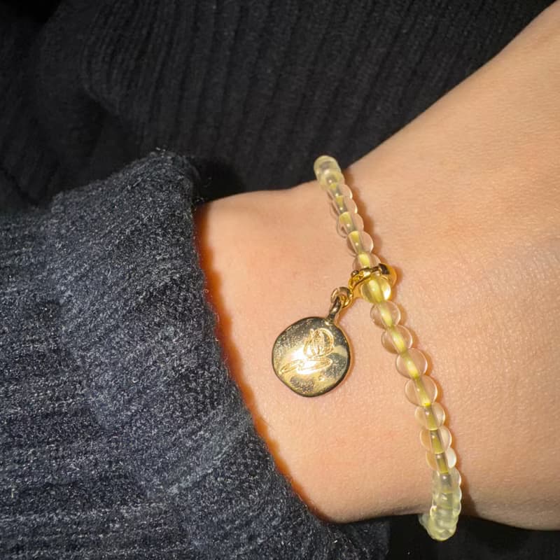 祈願 。黃金隕石 利比亞 隕石  手串 手鍊 如意珠寶 隕石 手鍊