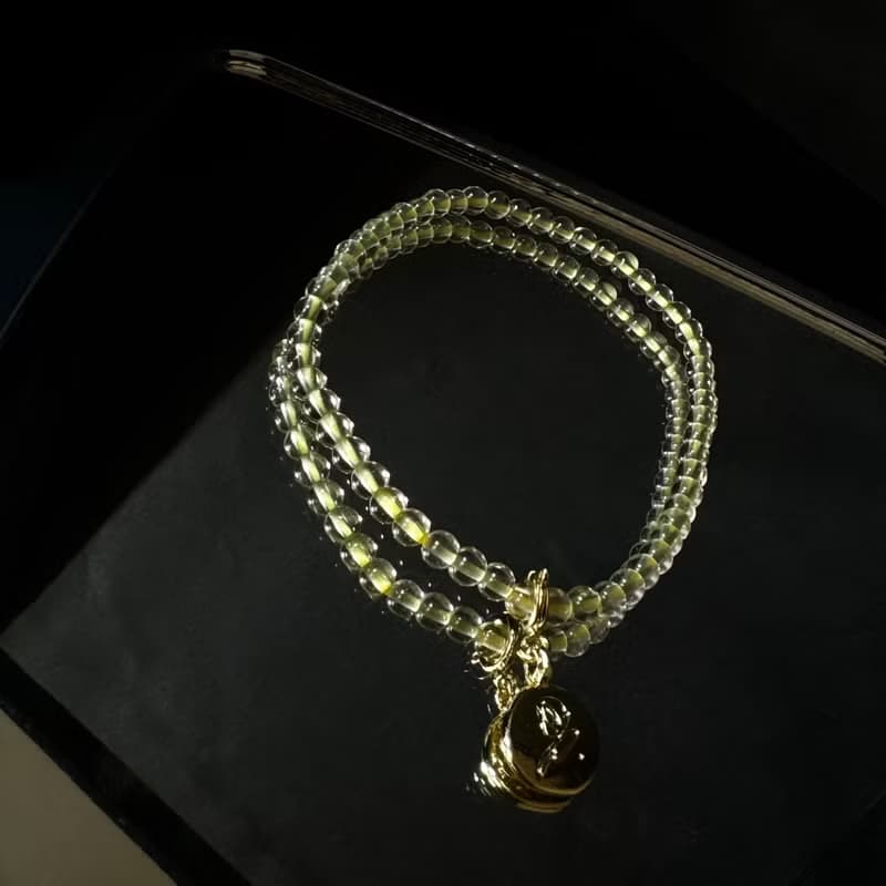 祈願 。黃金隕石 利比亞 隕石  手串 手鍊 如意珠寶 隕石 手鍊