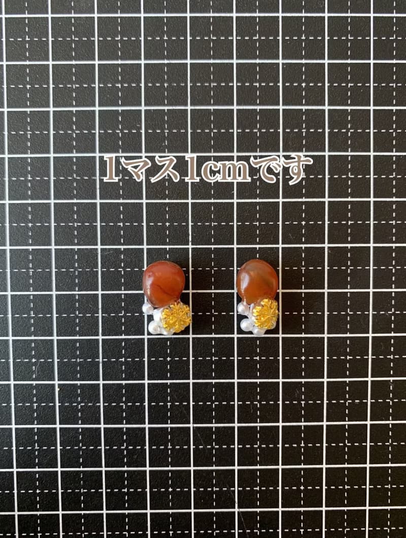 スノー サードオニキス 金継ぎ ピアス ノンホールピアス 天然石 パール オレンジ 橙 ゴールド 金 華やか ギフト プレゼント 贈り物 誕生日 母の日