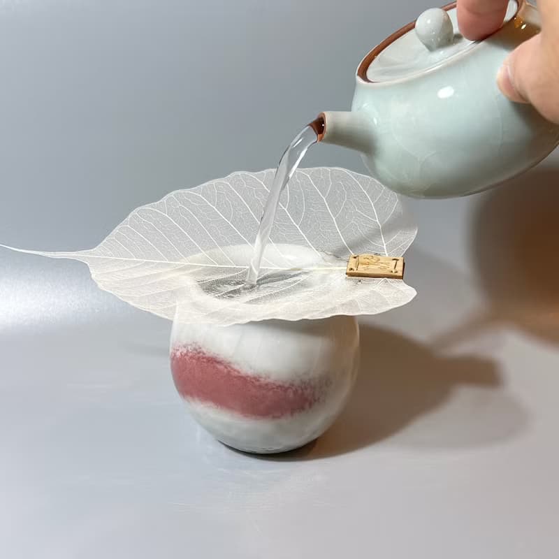 純手工菩提葉茶濾 / 真正的菩提葉子 / 小平凡手作