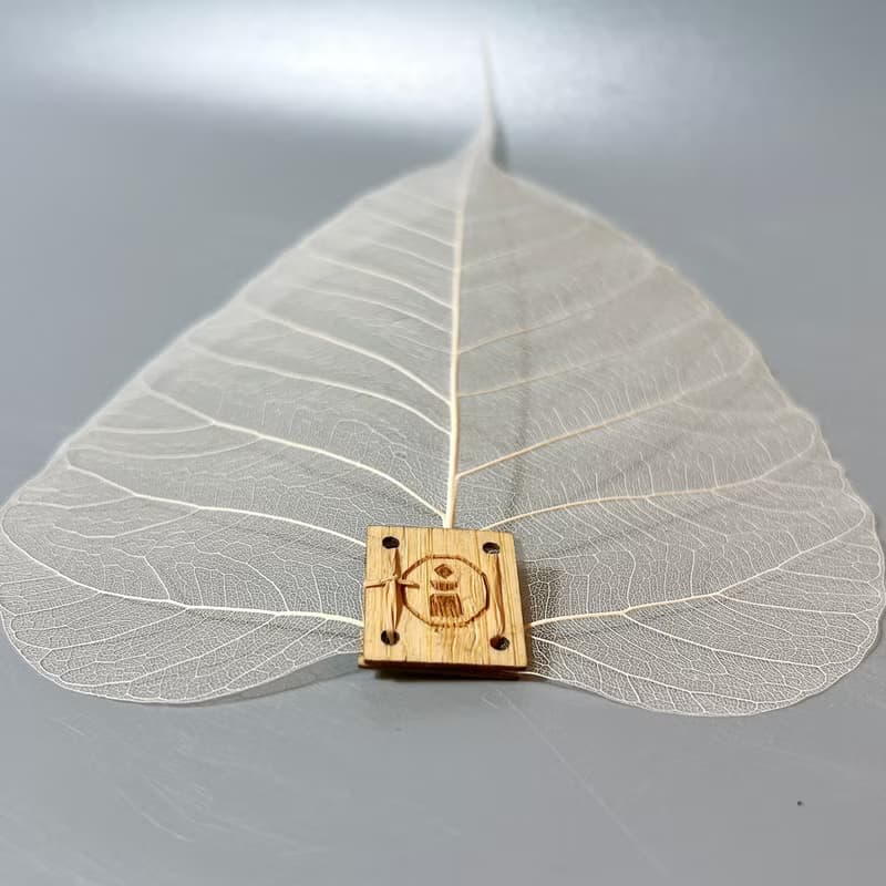 純手工菩提葉茶濾 / 真正的菩提葉子 / 小平凡手作