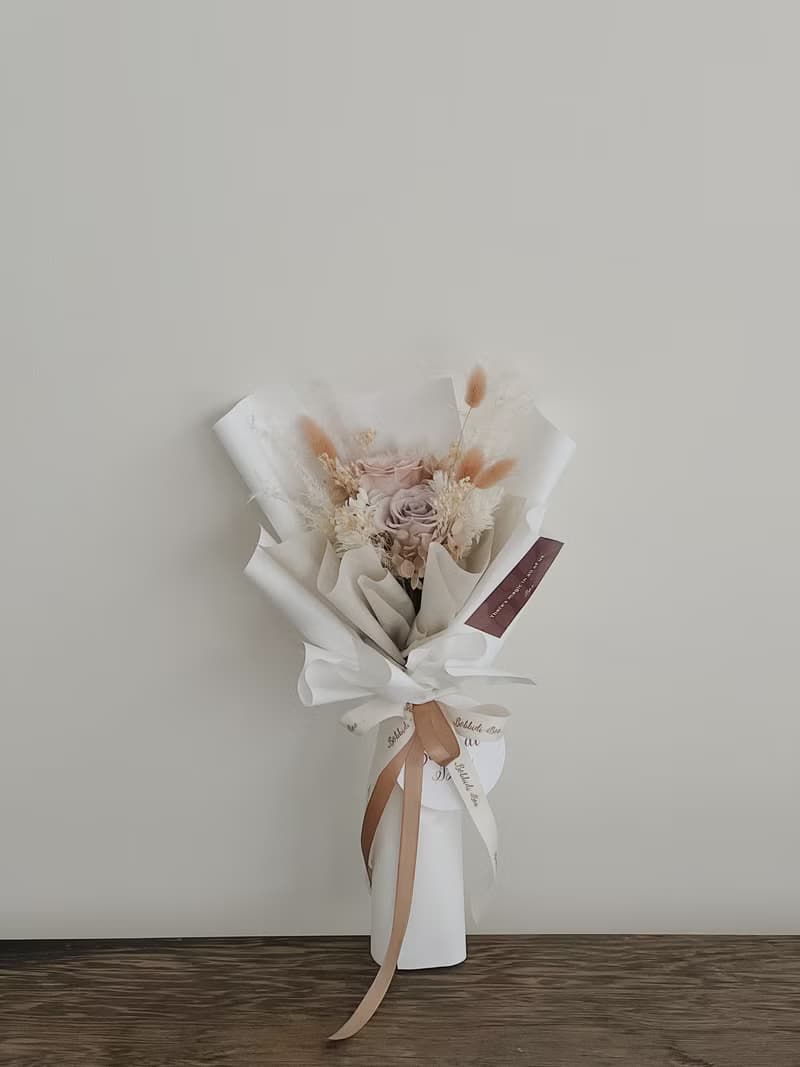 【永生玫瑰花花束】• 情人節/永生玫瑰花/永生玫瑰花花束/玫瑰花