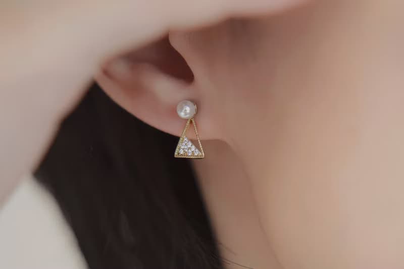 ONCE LITE | 暮光系 - STAY * 黃銅耳環