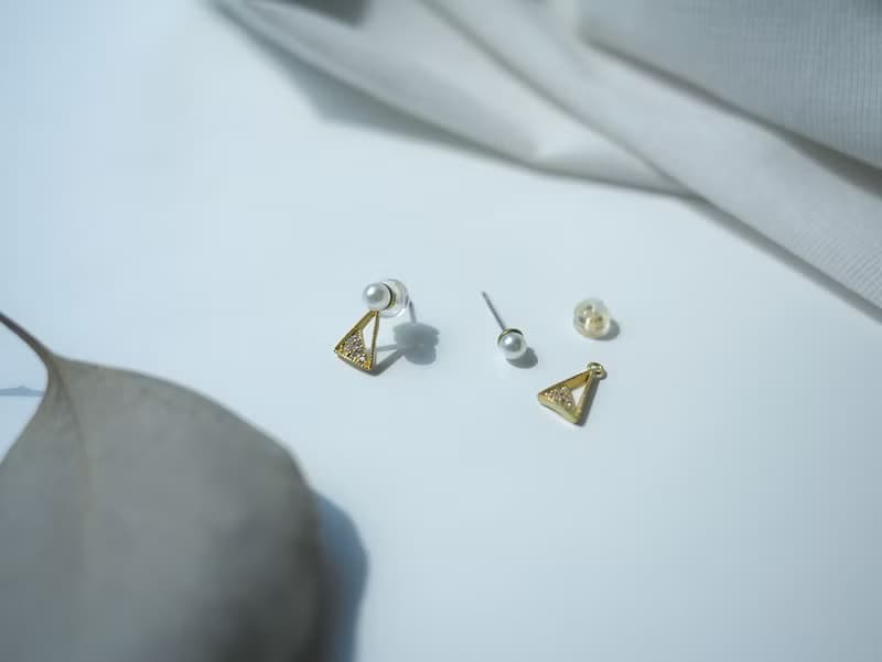 ONCE LITE | 暮光系 - STAY * 黃銅耳環