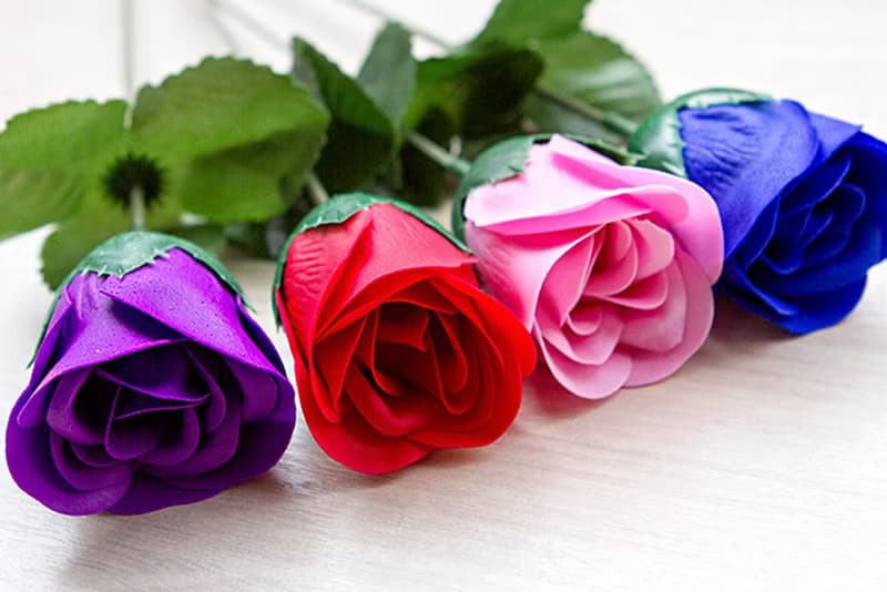 此情不渝-可抽取20朵香皂玫瑰花花束(4色可選)