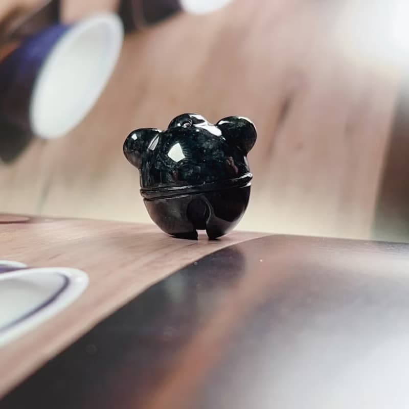 烏雞翡翠老鼠鈴鐺 | 天然緬甸A貨翡翠 | 送禮