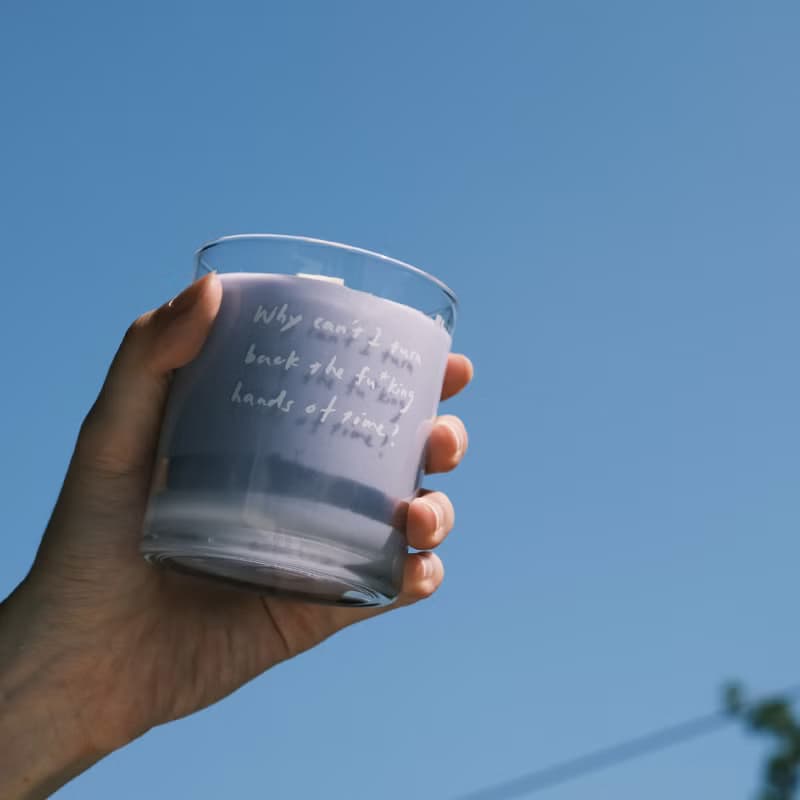 GIN DU LAN系列－回不去 法國薰衣草&苦橙葉 250ml香氛木片蠟燭