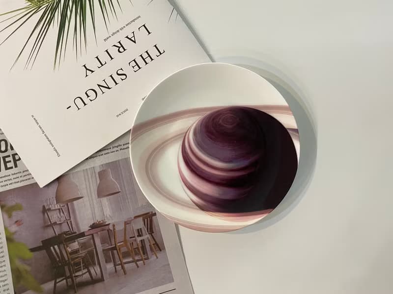九大行星骨瓷盤/西餐餐具/小豆皿