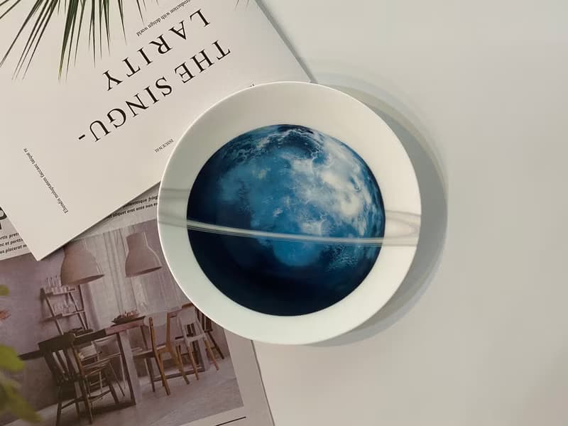 九大行星骨瓷盤/西餐餐具/小豆皿