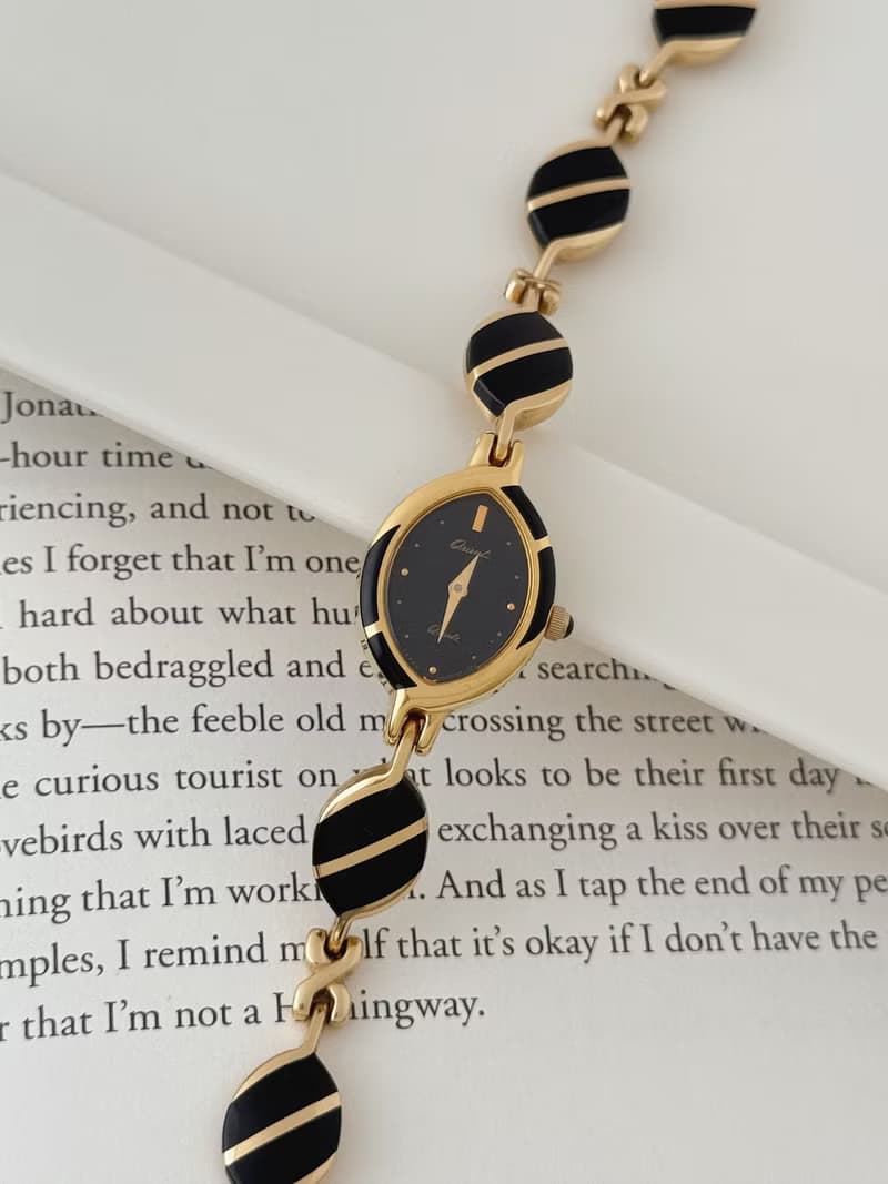 Vintage Orient Gold Plated Bracelet Watch