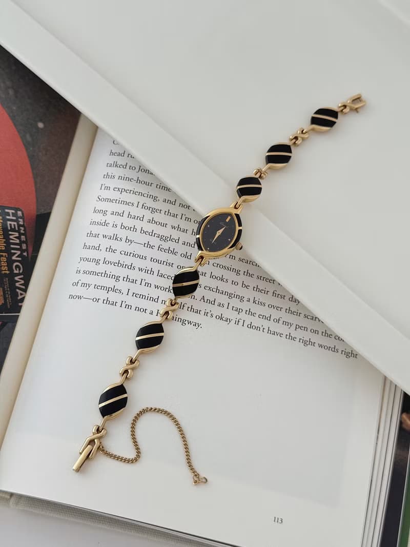 Vintage Orient Gold Plated Bracelet Watch