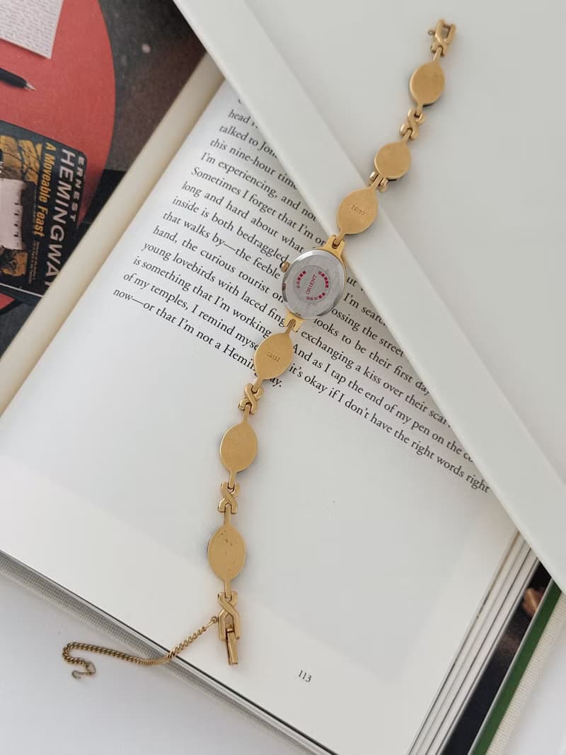 Vintage Orient Gold Plated Bracelet Watch
