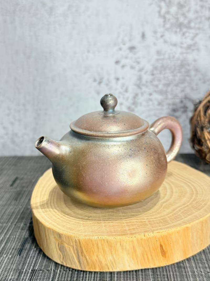 靜金柴燒壺