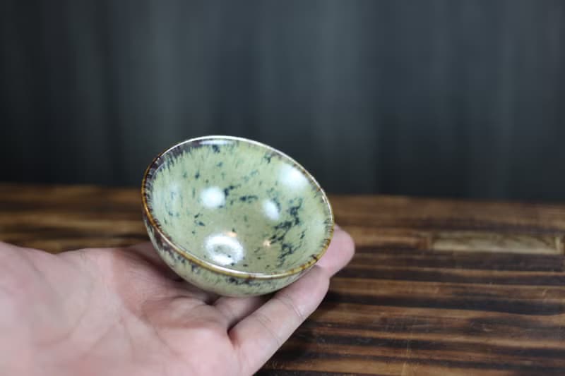 【送禮好物】60ml 錯落 天目釉 圓滿茶杯 鶯歌名家葉敏祥作品