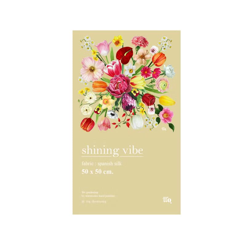 Scarf : ttq floral scarf : shining vibe