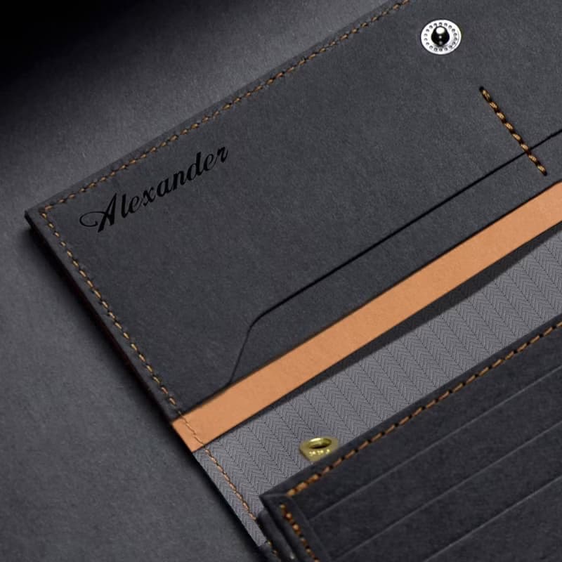 長夾-紳爵藍|微光紙革_長夾錢包皮夾_情人節禮物