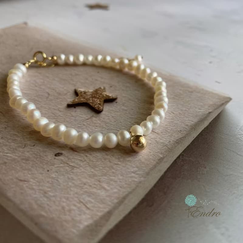 ENDRO ACC【Mommy & Girl】系列 l 三生相守親子珍珠手鍊