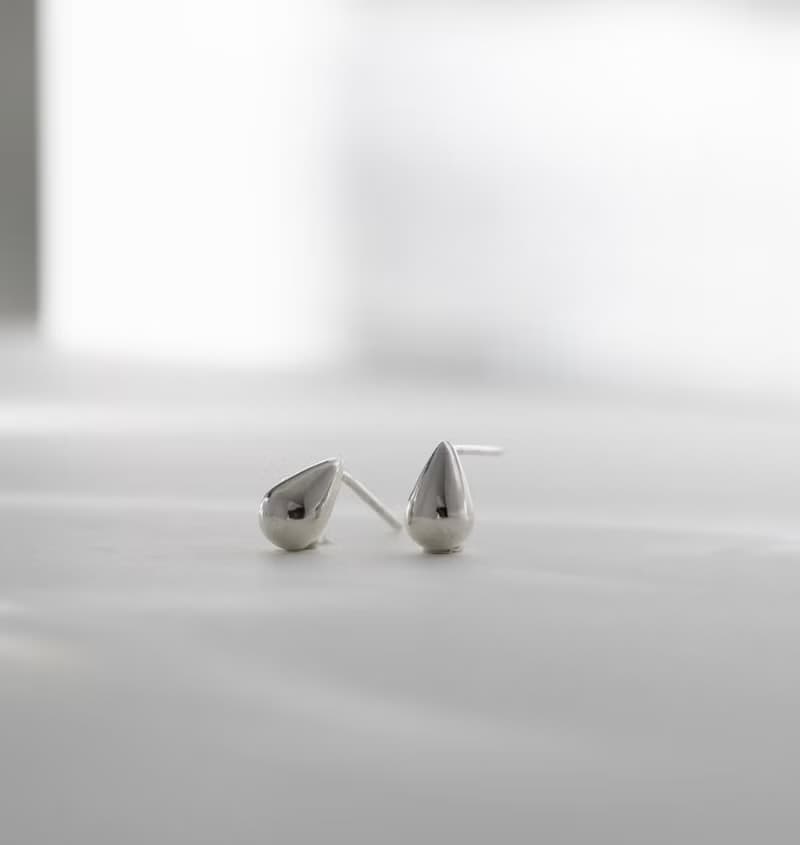 水滴耳環