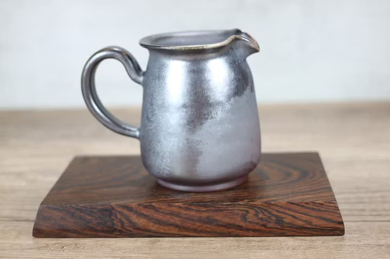 【送禮好物】天然落灰 柴燒茶海 公道杯 名家葉敏祥手作 280ml