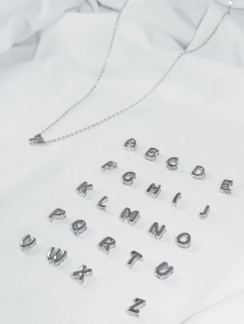 字母系列-純銀-經典簡約字母項鍊